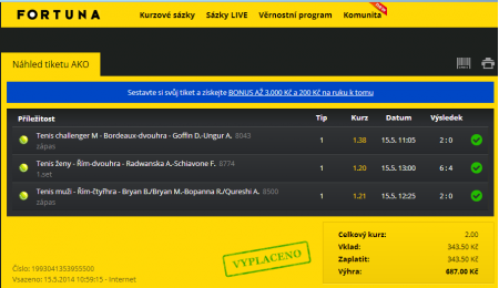 Prvý spokojný zákazník : L. P. (Gratulujeme!) Free Tiket.